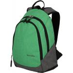 Pánske Športové batohy Travelite Basics zelenej farby z tkaniny na zips objem 15 l 