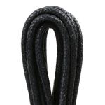 Šnúrky do topánok Famaco čiernej farby z bavlny 