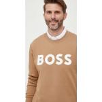 Pánska Designer Jesenná móda HUGO BOSS BOSS béžovej farby z bavlny vo veľkosti XXL Zľava na zimu 