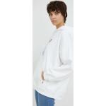 Dámska Jesenná móda LEVI´S bielej farby z bavlny vo veľkosti XS s kapucňou na zimu 