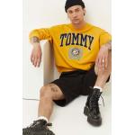 Pánska Jesenná móda Tommy Hilfiger TOMMY JEANS žltej farby z bavlny Zľava na zimu 