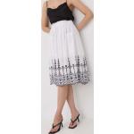 Dámske Midi sukne MAX & CO. bielej farby z bavlny vo veľkosti M s dĺžkou: Pod kolená 