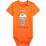 Designer Detské body Ralph Lauren Polo Ralph Lauren oranžovej farby z bavlny do 18 mesiacov v zľave 