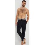 Pánske Designer Športové nohavice HUGO BOSS BOSS čiernej farby s jednofarebným vzorom z bavlny vo veľkosti XXL 