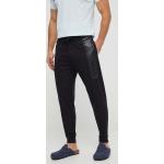 Pánske Designer Športové nohavice HUGO BOSS BOSS čiernej farby rozšírené z bavlny v zľave 
