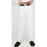 Dámske Designer Športové nohavice Calvin Klein Underwear bielej farby v zľave 