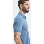Pánske Designer Polo tričká HUGO BOSS BOSS modrej farby z bavlny vo veľkosti XXXL 