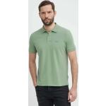 Pánske Designer Polo tričká HUGO BOSS BOSS zelenej farby z bavlny vo veľkosti XXXL 