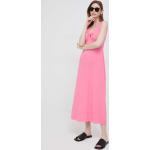Dámske Dlhé šaty Deha BIO fialovej farby z bavlny vo veľkosti XS s dĺžkou: Maxi udržateľná móda 