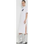 Dámske Denné šaty BIO bielej farby v ležérnom štýle z bavlny vo veľkosti XS udržateľná móda 