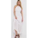 Dámske Designer Dlhé šaty Michael Kors Michael Kors MICHAEL bielej farby z bavlny s dĺžkou: Maxi 