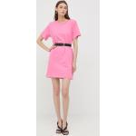 Dámske Mini šaty Notes du Nord ružovej farby z bavlny vo veľkosti XS v zľave 
