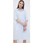 Dámske Mini šaty Tommy Hilfiger modrej farby z bavlny vo veľkosti L 