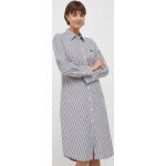 Dámske Mini šaty Tommy Hilfiger sivej farby z bavlny vo veľkosti L 