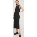 Dámske Áčkové šaty Vans čiernej farby z bavlny vo veľkosti XS s dĺžkou: Pod kolená v zľave 