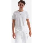 Pánske Tričká s potlačou ALPHA INDUSTRIES INC. BIO bielej farby z bavlny vo veľkosti XXL udržateľná móda 