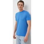 Pánske Designer Polo tričká HUGO BOSS BOSS modrej farby v zľave 