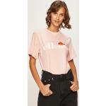 Bavlnené tričko Ellesse ružová farba, SGS03237