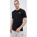 Pánske Polo tričká Hummel čiernej farby s jednofarebným vzorom z bavlny 