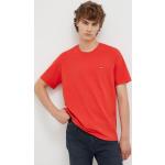Pánske Polo tričká LEVI´S červenej farby z bavlny vo veľkosti XS 