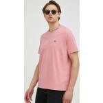 Pánske Polo tričká LEVI´S ružovej farby s jednofarebným vzorom z bavlny vo veľkosti XS 