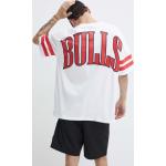 Pánske Tričká s potlačou NEW ERA Bulls bielej farby z bavlny s motívom Chicago Bulls s motívom: Chicago 