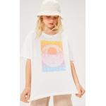 Dievčenské Detské tričká Roxy Roxy BIO bielej farby z bavlny v zľave udržateľná móda 