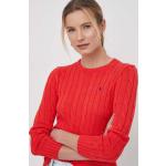Dámska Designer Jesenná móda Ralph Lauren Polo Ralph Lauren červenej farby vo veľkosti XS Zľava na zimu 
