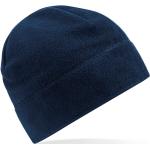 Pánske Zimné čiapky tmavo modrej farby z flisu udržateľná móda 