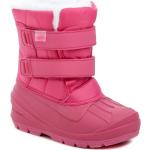 Dievčenské Snehule befado ružovej farby zo syntetiky vo veľkosti 23 na štandardné nohy na suchý zips na zimu 