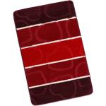 Kúpeľňové predložky bellatex červenej farby z polypropylénu s motívom: Srdcia v zľave s priemerom 100 cm 