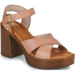 Dámske Kožené sandále betty london béžovej farby vo veľkosti 35 v zľave na leto 