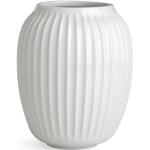 Vázy bielej farby z keramiky s výškou 20 cm s priemerom 20 cm 