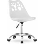 Kancelárske stoličky oceľovo šedej farby z kovu 
