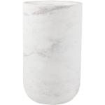 Vázy zuiver bielej farby v škandínávskom štýle s jednofarebným vzorom z mramoru 