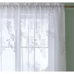 Záclony catherine lansfield bielej farby s kvetinovým vzorom z polyesteru 
