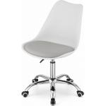 Kancelárske stoličky sivej farby z kovu 
