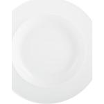 Hlboké taniere MIKASA bielej farby s jednofarebným vzorom z keramiky v zľave s priemerom 30 cm 