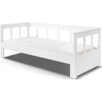 Detské postele Vipack bielej farby z dreva rozkladacie v zľave 