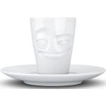Šálky na espresso 58products bielej farby z keramiky 