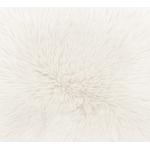 Klasické vankúše tiseco home studio bielej farby s jednofarebným vzorom z umelej kožušiny 
