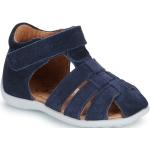 Detské Kožené sandále Bisgaard námornícky modrej farby vo veľkosti 20 na leto 