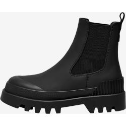 Black Womens Ankle Boots ONLY Buzz - Women