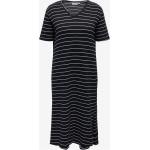 Dámske Dlhé šaty ONLY sivej farby s pruhovaným vzorom z bavlny vo veľkosti XL s dĺžkou: Maxi v zľave 