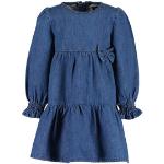 Dievčenské riflové šaty Blue Seven tmavo modrej farby z bavlny do 6 mesiacov v zľave 