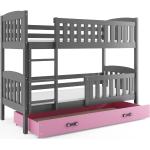 Detské postele BMS sivej farby 