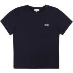 Chlapčenské Designer Detské tričká HUGO BOSS BOSS tmavo modrej farby z bavlny 