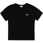 Chlapčenské Designer Detské tričká HUGO BOSS BOSS čiernej farby z bavlny v zľave 