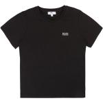 Chlapčenské Designer Detské tričká HUGO BOSS BOSS čiernej farby z bavlny 