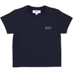 Chlapčenské Designer Detské tričká HUGO BOSS BOSS tmavo modrej farby z bavlny do 12 mesiacov 